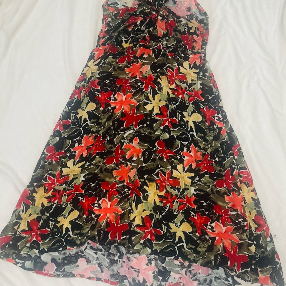 Mossimo Supply Co. Red and Orange High Low Sundress